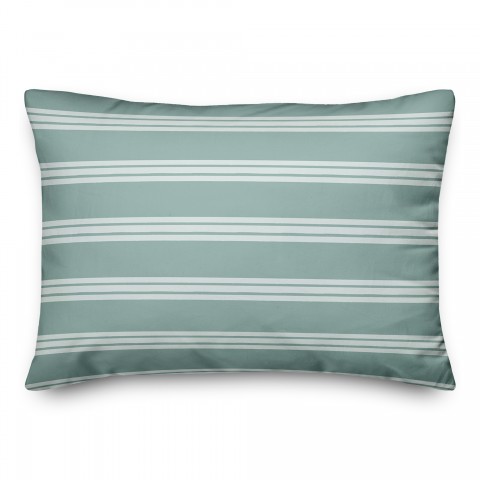 Blue Stripes 14x20 Spun Poly Pillow