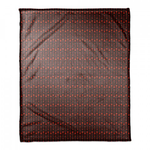 Red Arrows Pattern 50x60 Coral Fleece Blanket