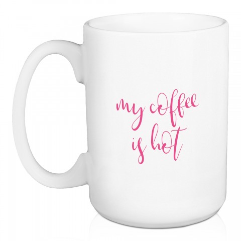 Hot Hubby Script 15 oz Mug