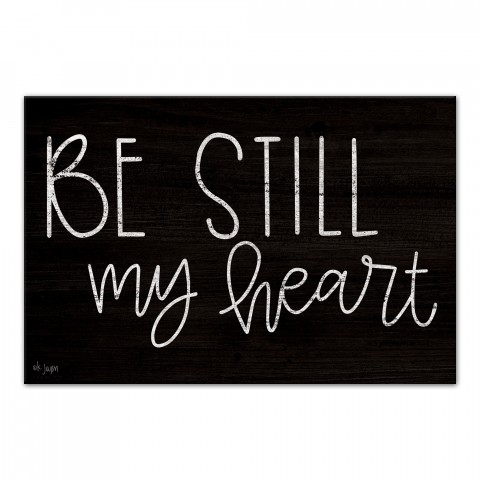 Be Still My Heart 12x18 Canvas Wall Art