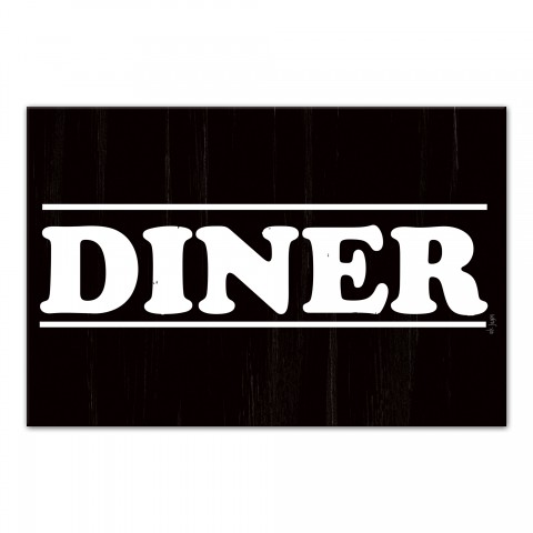 Diner 12x18 Canvas Wall Art