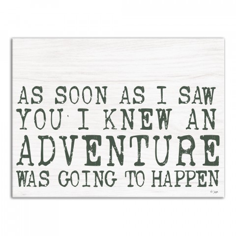 As Soon As I Saw You 12x16 Canvas Wall Art