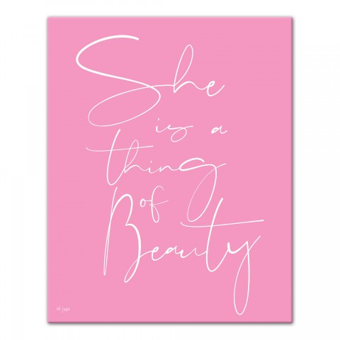 She Is A Thing of Beauty 16x20 Canvas Wall Art
