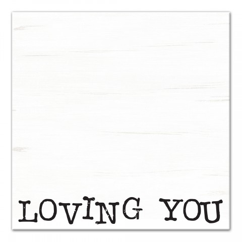 Loving You 12x12 Canvas Wall Art