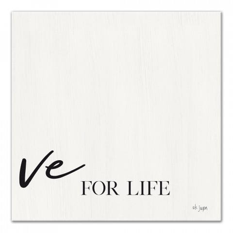 Ve For Life 12x12 Canvas Wall Art