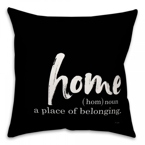 Home Definition 16x16 Spun Poly Pillow