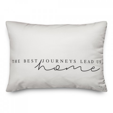 Best Journeys Lumbar 14x20 Spun Poly Pillow