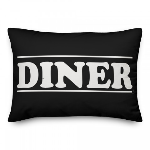 Diner Lumbar 14x20 Spun Poly Pillow
