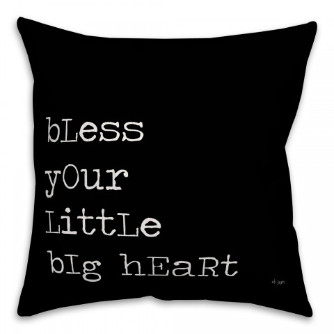 Bless Your Little Big Heart 16x16 Spun Poly Pillow