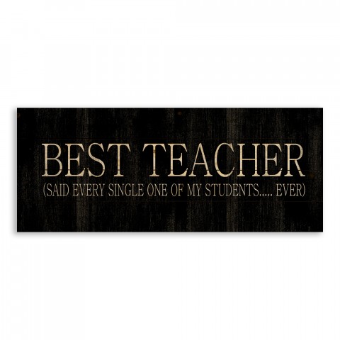 Best Teacher 36x14 Pallet Wood Art