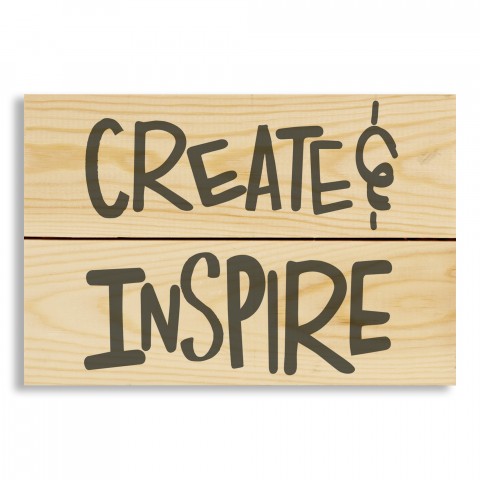 Create & Inspire 10.5x7 Pallet Wood Art
