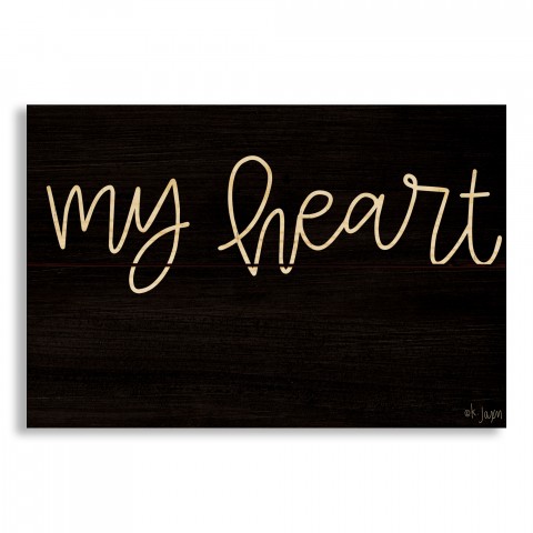 My Heart 10.5x7 Pallet Wood Art