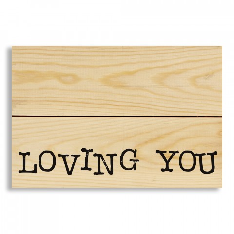 Loving You 10.5x7 Pallet Wood Art