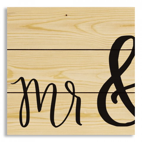 Mr & 10.5x10.5 Pallet Wood Art