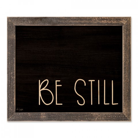 Be Still 14x11 Framed Pallet Wood Art