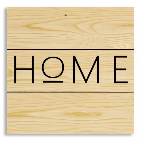Home 10.5x10.5 Pallet Wood Art