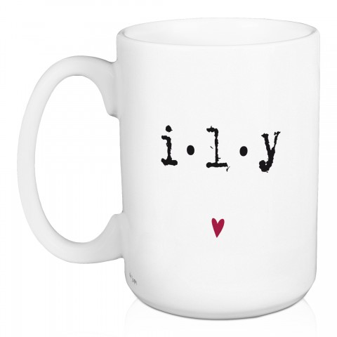 Jaxn Blvd ILY Red Heart 15 oz Mug