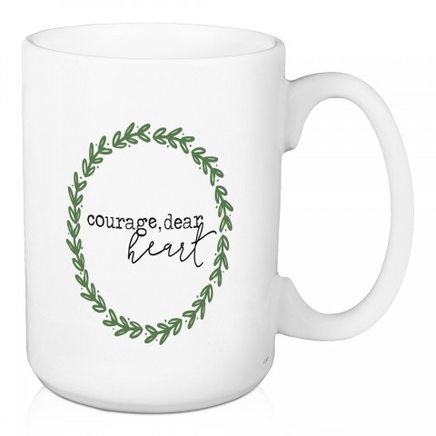 Jaxn Blvd Courage Dear Heart 15 oz Mug
