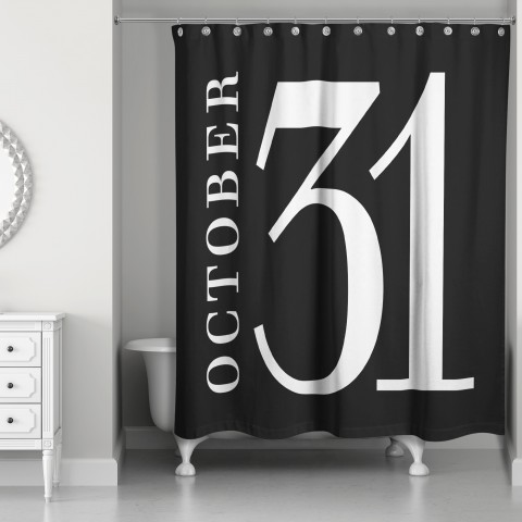 October 31st 71x74 Shower Curtain