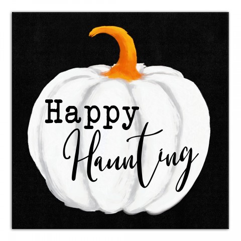 Happy Haunting 16x16 Canvas Wall Art