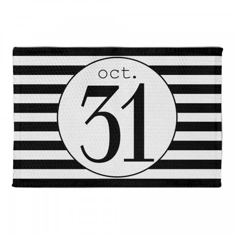 October 31st Stripes 2x3 Area Rug