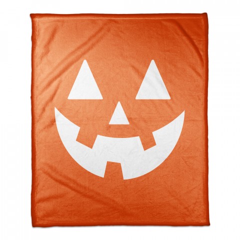 Jack-O Face 50x60 Coral Fleece Blanket