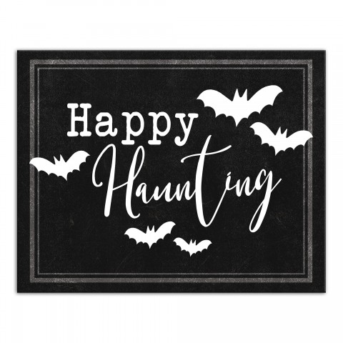 Happy Haunting 11x14 Canvas Wall Art