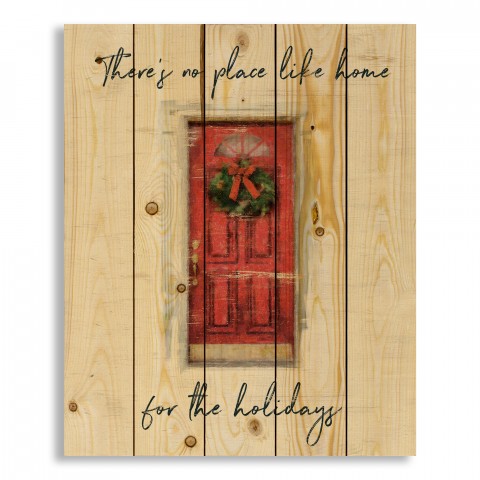 There's No Place like Home for the Holidays 18x22 Pallet Wood Art
