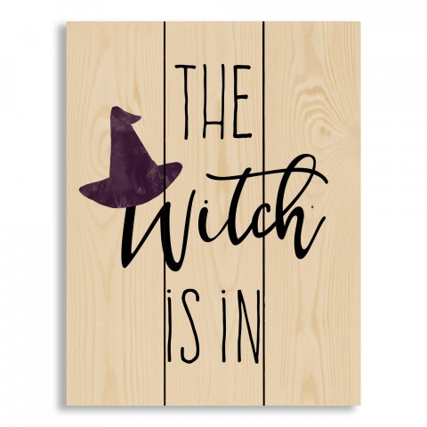 The Witch Is In 10.5x14 Pallet Wood Art