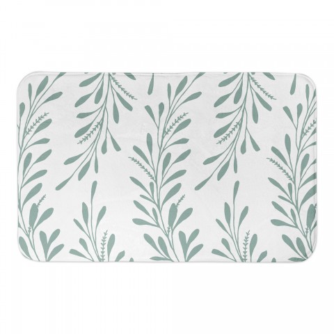 Christmas Wreath Pattern 34x21 Bath Mat