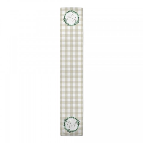 Noel Beige Buffalo Check Runner