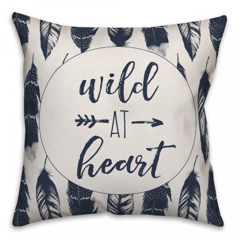 Wild At Heart 18x18 Spun Poly Pillow