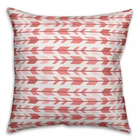Tribal Blush Arrows 18x18 Spun Poly Pillow