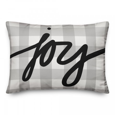 Joy Plaid 14x20 Spun Poly Pillow