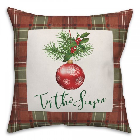 Tis The Season 18x18 Spun Poly Pillow
