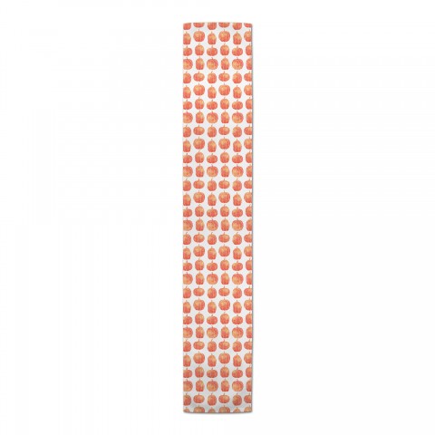 Watercolor Pumpkin Pattern  Runner