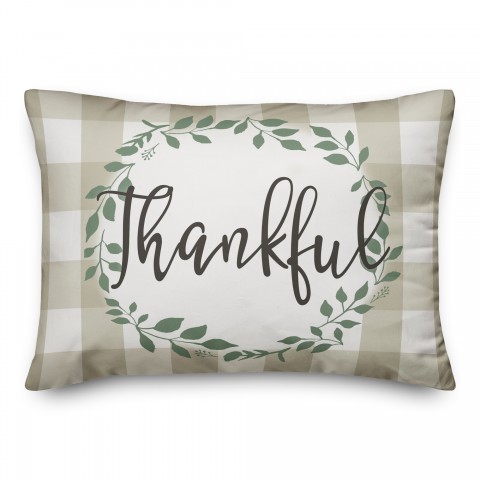 Thankful 14x20 Spun Poly Pillow