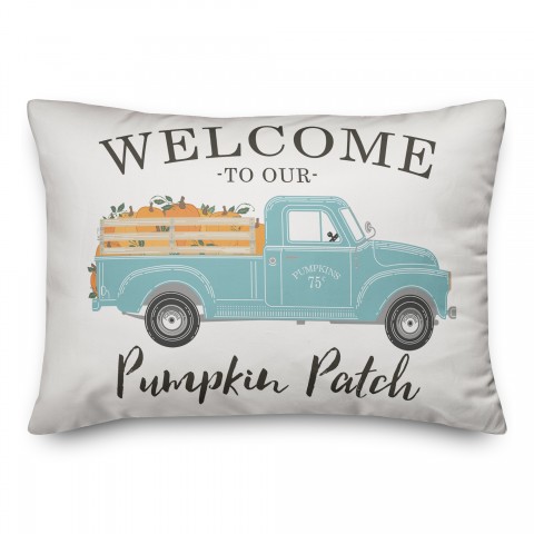 Welcome to Our Pumpkin Patch 14x20 Spun Poly Pillow