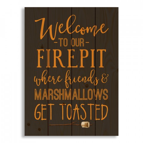 Welcome to our Firepit 14x20 Pallet Wood Art