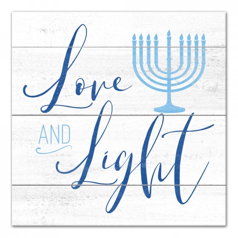 Love and Light 16x16 Canvas Wall Art