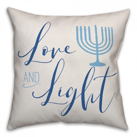 Love and Light 18x18 Spun Poly Pillow