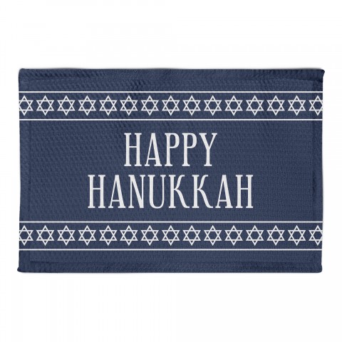 Happy Hanukkah 2x3 Area Rug