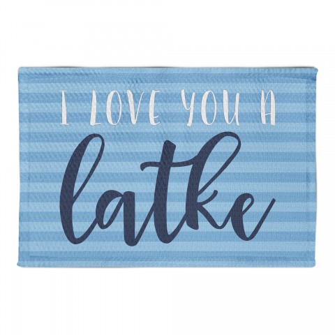 I Love you a Latke 2x3 Area Rug