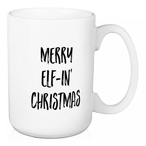 Merry Elf-in' Christmas 15 oz Mug