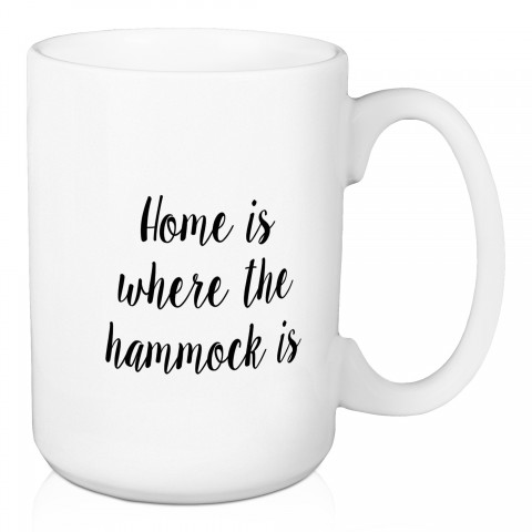 Home Is Where The Hammock Is 15 oz Mug