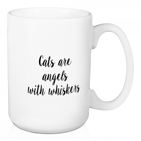 Cats Are Angels 15 oz Mug