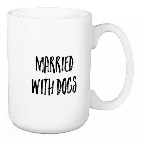 Married With Dogs 15 oz Mug