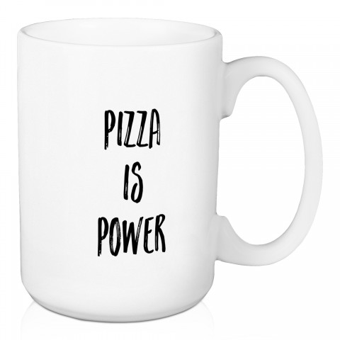 Pizza Is Power 15 oz Mug