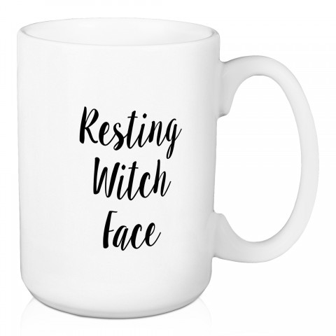 Resting Witch Face 15 oz Mug