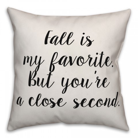 Fall Is My Favorite Pillow